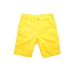 POLARN O. PYRET Mustard Yellow Cotton Shorts